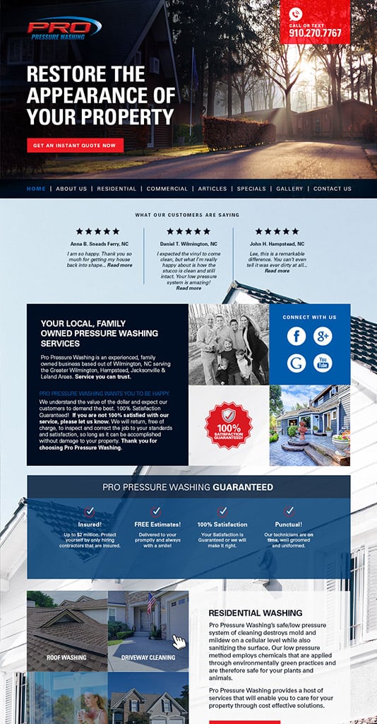 Contractor Web Design Melbourne FL